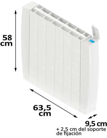 Emisor térmico cerámico Optima 1000W