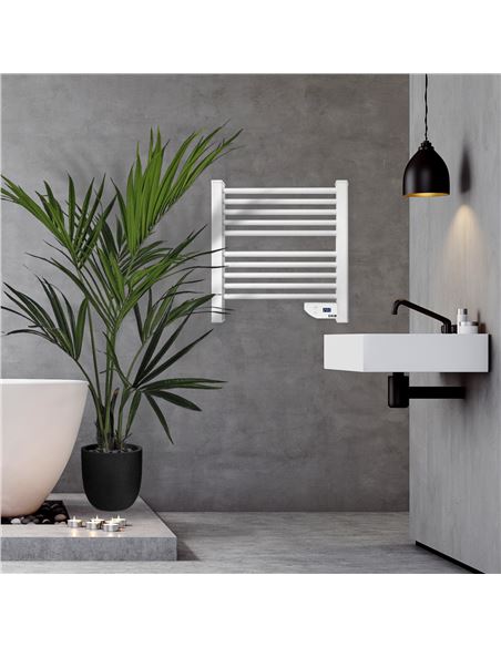 Radiador secatoallas eléctrico ELLEN 300W blanco