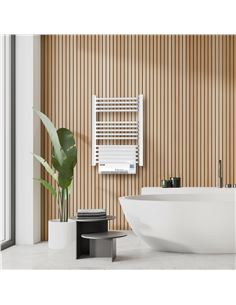 Radiador Secatoallas Eléctrico con Termoventilador NOOR TURBO (500W+1000W) - Blanco 2