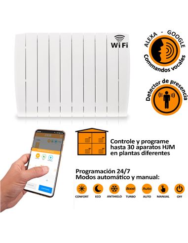 Emisor térmico cerámico OPTIMA 1000 WIFI