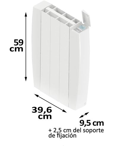 Emisor térmico fluido INDALS 500W