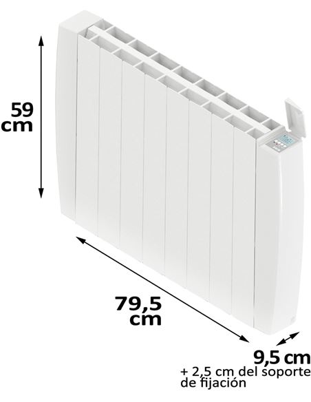 Emisor térmico fluido INDALS 1300W