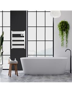 Radiador secatoallas eléctrico LYSA 500W blanco 2