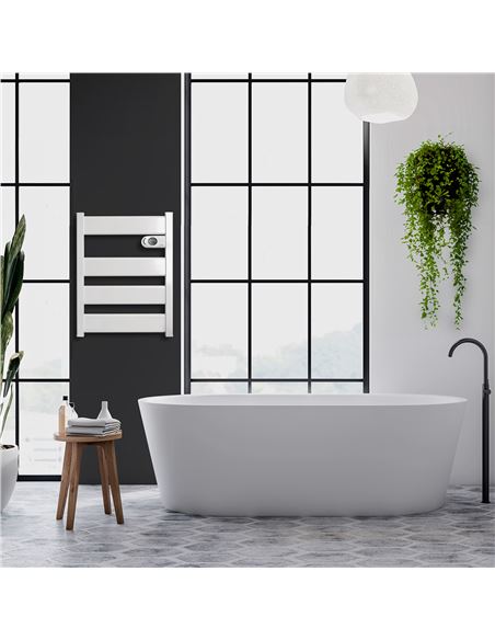 Radiador secatoallas eléctrico LYSA 500W blanco