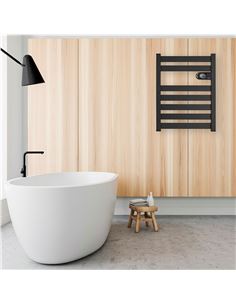 Radiador Secatoallas Eléctrico de Bajo Consumo ZINNIA (500W) - Antracita 2