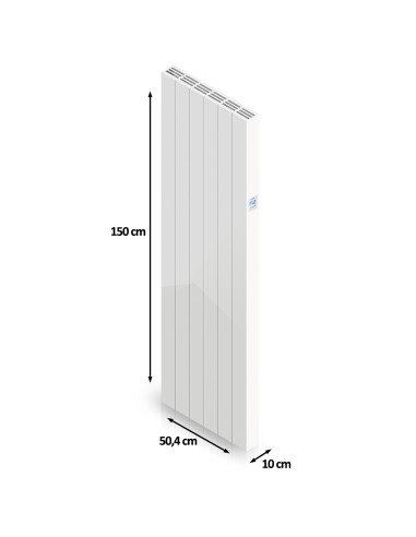 Emisor Térmico Cerámico Vertical AVA2000 (2000W), Bajo Consumo-Programable 24/7