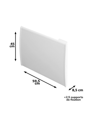 Radiateur électrique à inertie sèche Mara 1000 W HJM