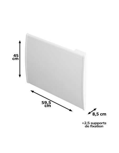 Radiateur électrique à inertie sèche Mara 1000 W HJM