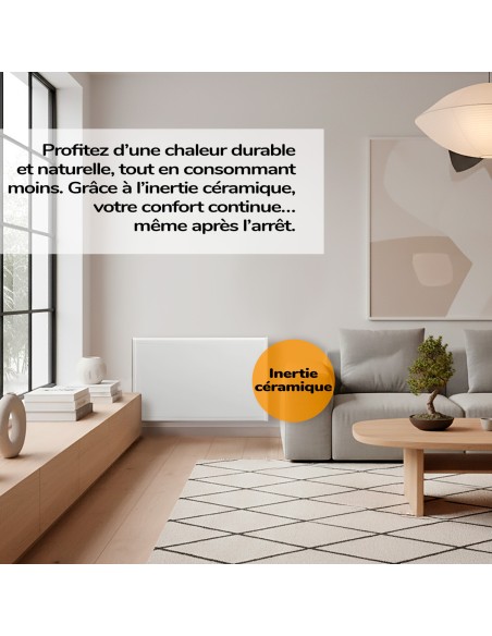 Radiateur électrique à inertie sèche Mara 1000 W HJM