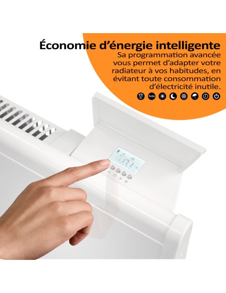 Radiateur électrique à inertie sèche Mara 1500 W HJM