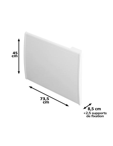Radiateur électrique à inertie sèche Mara 1500 W HJM