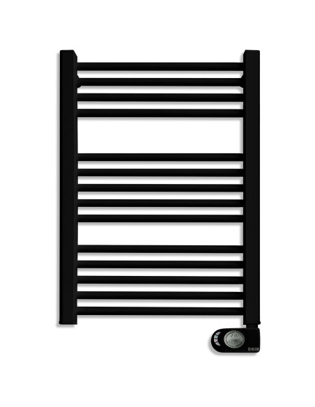 Sèche-serviettes électrique à inertie sèche HJM, 500 W, Noor, Noir