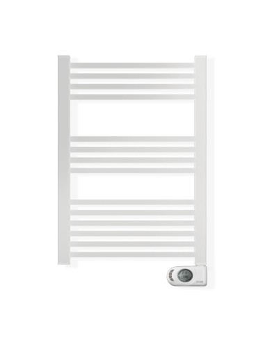 Sèche-serviettes électrique à inertie sèche HJM, 500 W, Square, Blanc