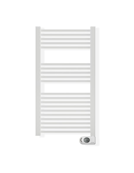 Sèche-serviettes électrique à inertie sèche HJM, 750 W, Square, Blanc