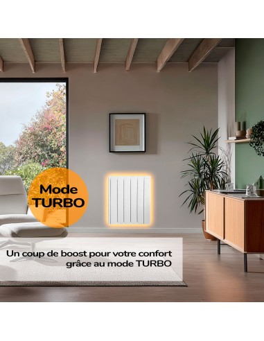 Radiateur à inertie céramique KIANAII1000 HJM, Blanc