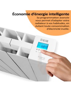 Radiateur à inertie céramique KIANAII1500 HJM, Blanc 2