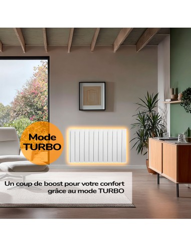 Radiateur à inertie céramique KIANAII2000 HJM, Blanc