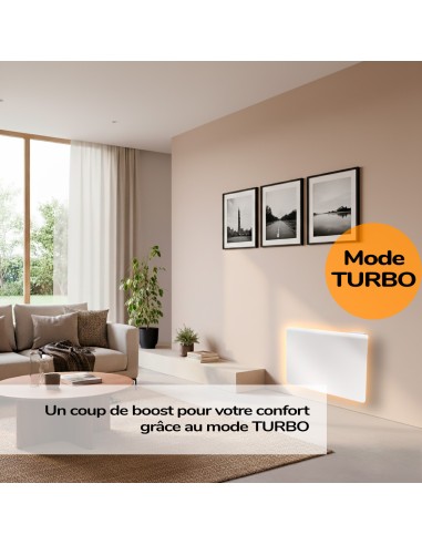 Radiateur électrique à inertie sèche Nubia E 1500W HJM, Blanc