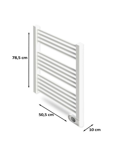 Radiador Secatoallas Eléctrico de Bajo Consumo NOOR (500W) - Blanco