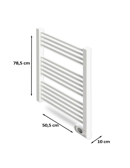 Radiador Secatoallas Eléctrico de Bajo Consumo NOOR (500W) - Blanco